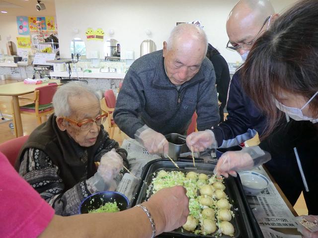 H25.1.24　たこ焼きパーティー①